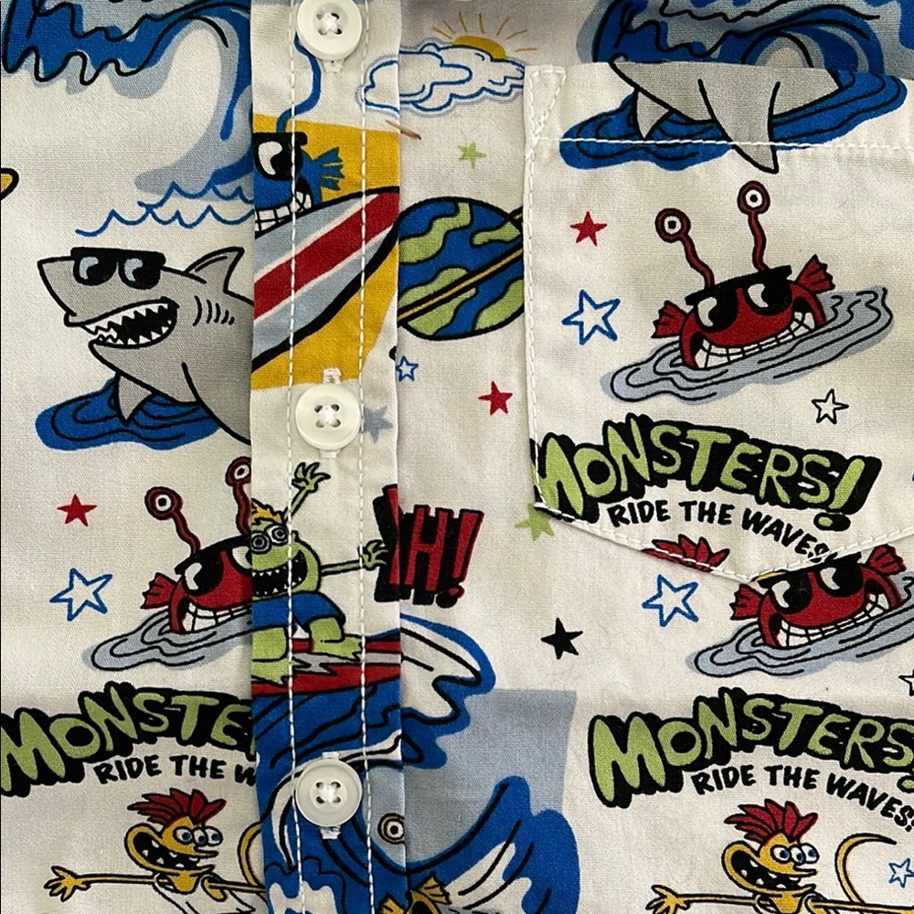 365 Kids Graphic Print Shirt - Multicolor SZ 5 - Picture 2 of 5